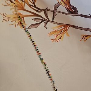 Colorful Delicate Beaded Clasp Bracelet